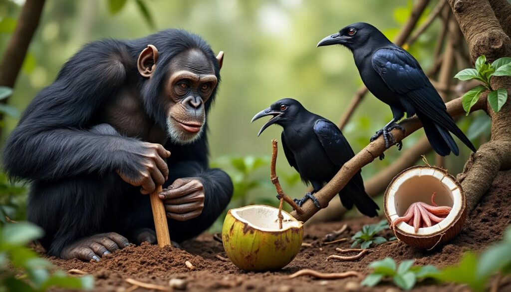 découvrez la liste étonnante d'animaux qui utilisent des outils, un comportement fascinant qui révèle l'intelligence insoupçonnée du règne animal.