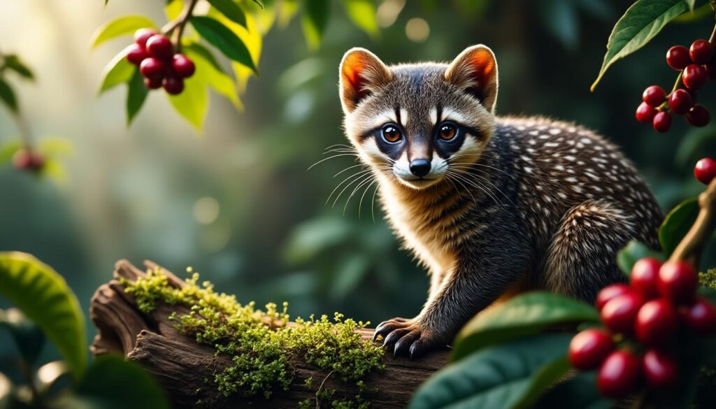 découvrez la civette, cet animal fascinant à mi-chemin entre le chat et la mangouste, connu pour son rôle unique dans la production du café parfumé le plus rare et prisé au monde.