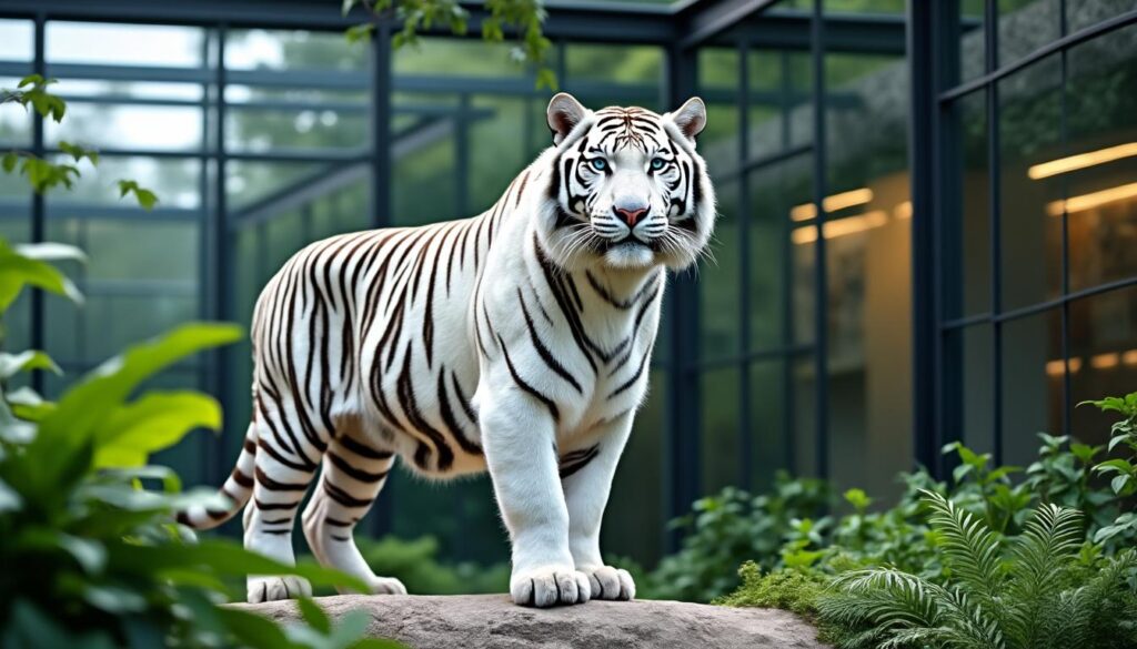 Le tigre blanc : mythe, génétique et réalité dans les zoos modernes 4 découvrez le mystÚre du tigre blanc, entre mythe, enjeux génétiques et vérité des conditions dans les zoos modernes.