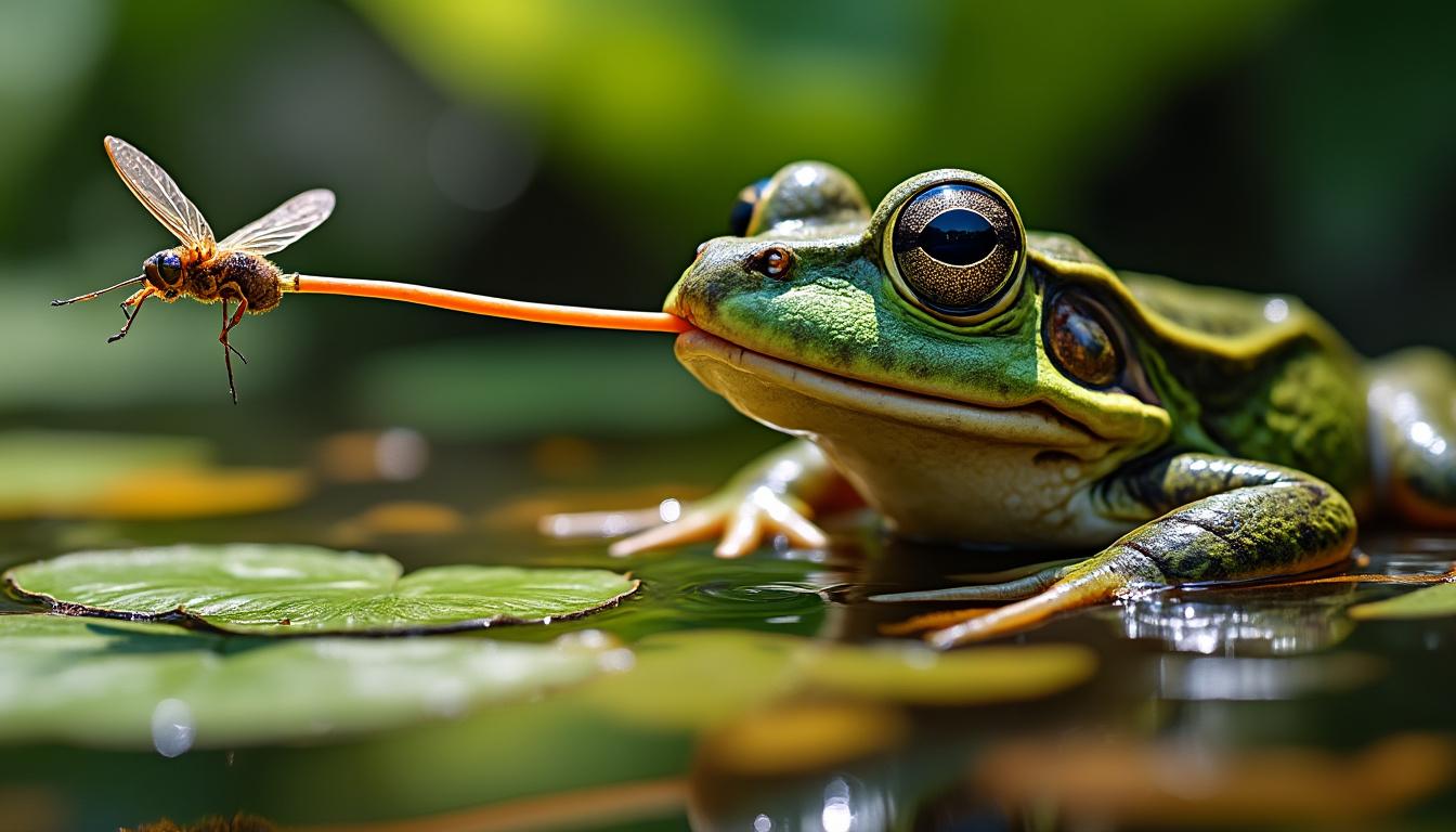 découvrez tout sur l'alimentation naturelle de la grenouille : ses habitudes alimentaires, ce qu'elle mange dans la nature et comment elle se nourrit pour survivre.