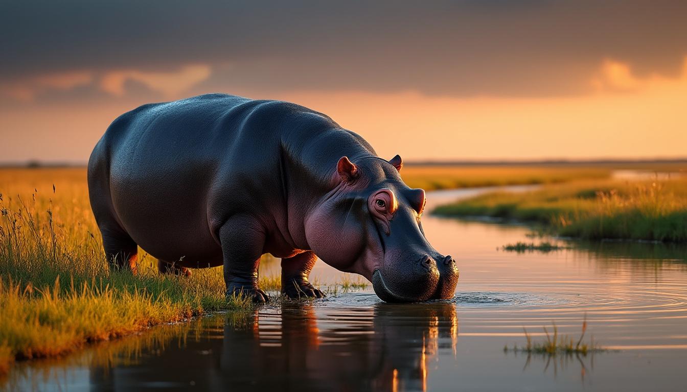 Que mange un hippopotame ? Le rĂ©gime surprenant du gĂ©ant des riviĂšres 2 dĂ©couvrez le rĂ©gime alimentaire Ă©tonnant de lâhippopotame, le gĂ©ant des riviĂšres, et ce qu'il mange rĂ©ellement au quotidien.