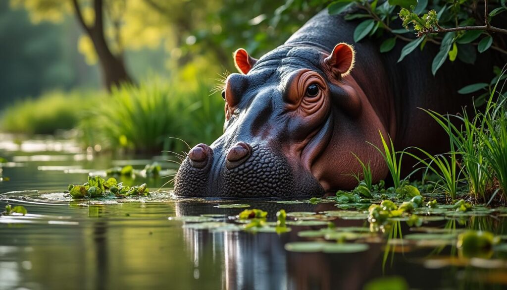 découvrez le régime alimentaire étonnant de l'hippopotame, le géant des rivières, et apprenez ce qu'il mange réellement pour survivre dans son habitat naturel.