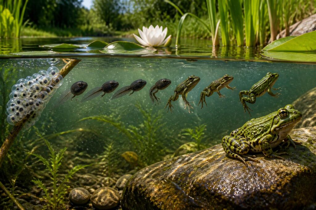 découvrez le cycle de vie de la grenouille, de la naissance à l’âge adulte, et explorez les étapes fascinantes de sa métamorphose naturelle.