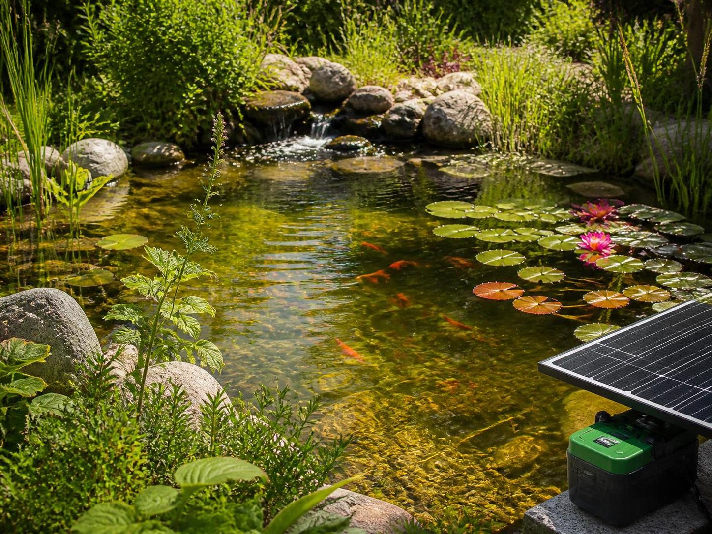 découvrez notre pompe solaire pour bassin, une solution écologique et économique pour maintenir une eau toujours claire et saine dans votre jardin.