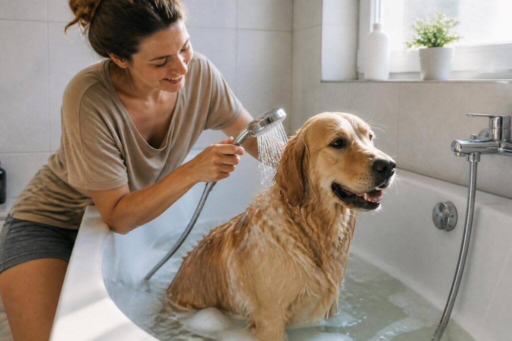 découvrez nos conseils pratiques pour laver votre chien facilement et en toute sécurité, en respectant sa peau et son bien-être.