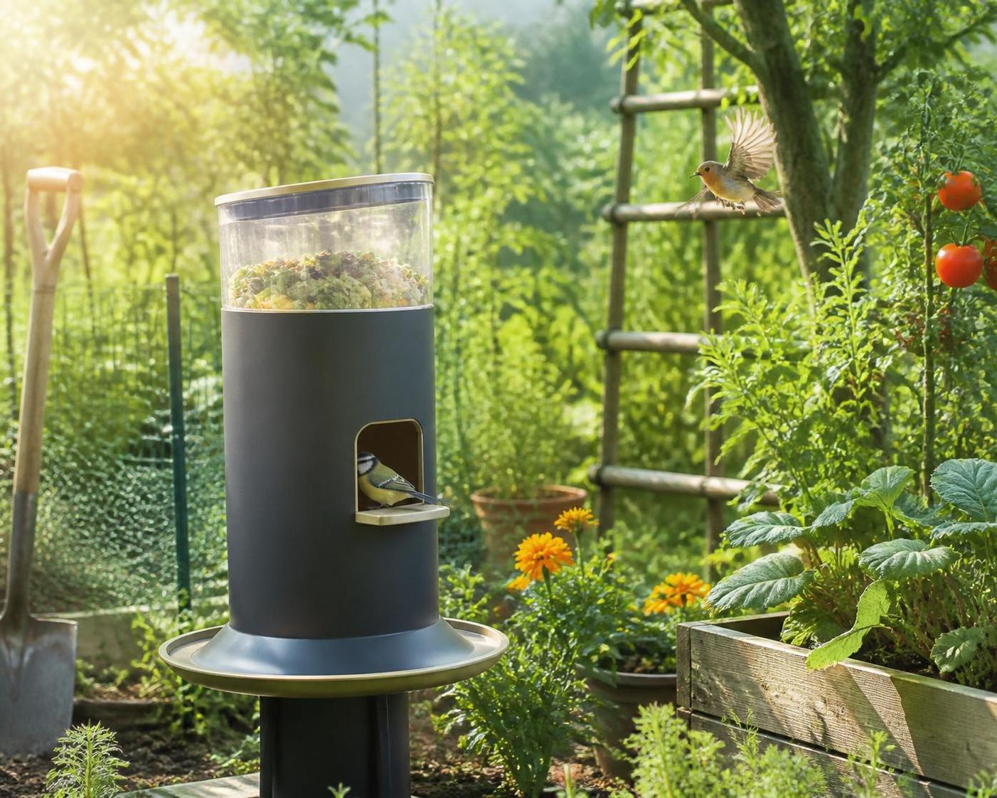 découvrez notre mangeoire anti gaspillage innovante qui optimise l'alimentation de vos oiseaux tout en préservant votre jardin, pour un environnement plus propre et durable.