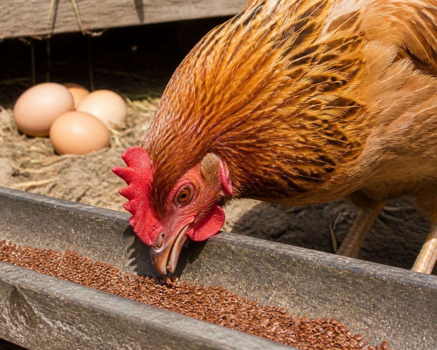 Graine de lin pour les poules : boostez leur santé et leur production naturellement 2 découvrez comment la graine de lin peut améliorer la santé de vos poules et augmenter leur production naturellement grùce à ses bienfaits nutritifs.
