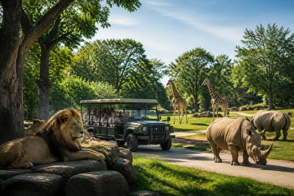 découvrez le zoo de thoiry : explorez un safari unique, observez des animaux fascinants et profitez de conseils pratiques pour une visite inoubliable en famille.