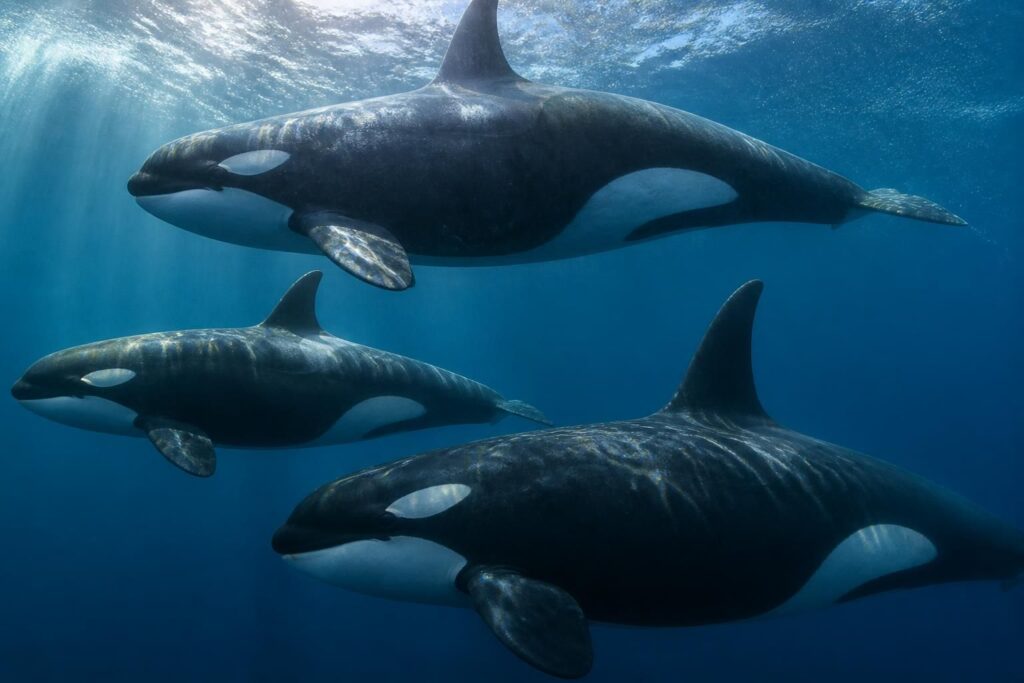 découvrez la taille impressionnante des orques, différences entre mâles et femelles, et les records de grandeur de ces majestueux prédateurs marins.